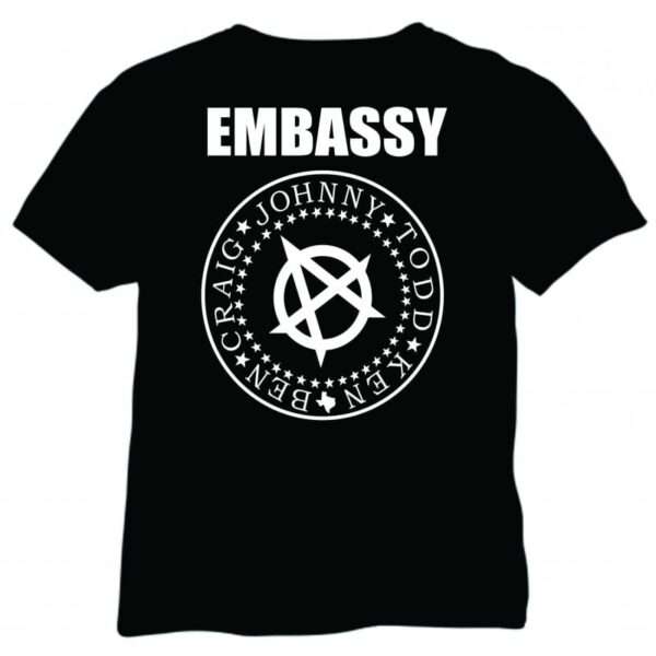 Embassy Skateboards RAMONES Texas Legends T-Shirt