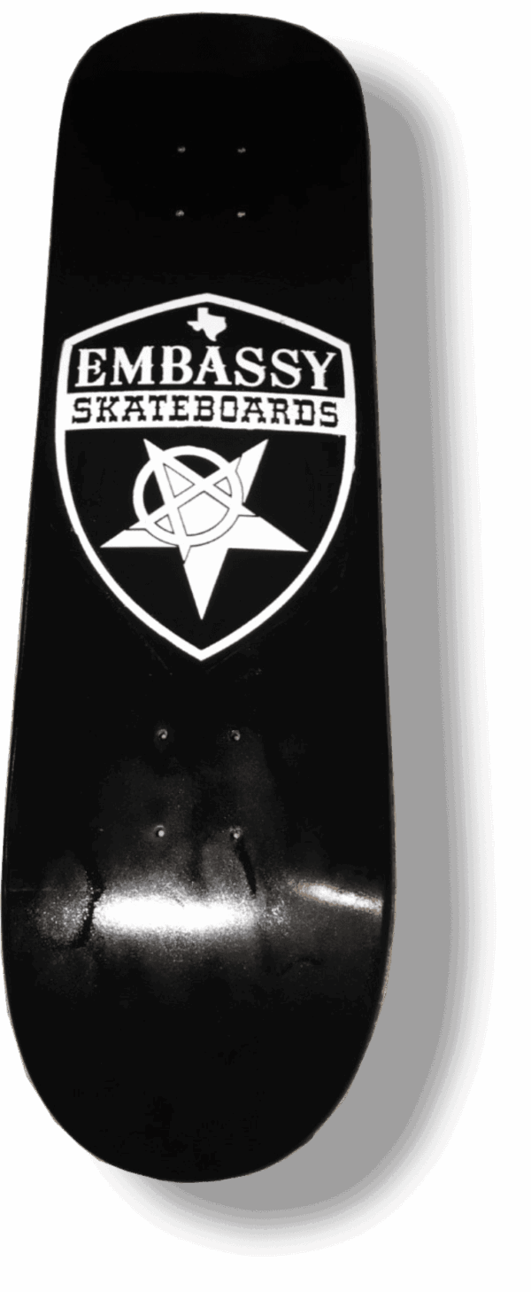 embassy white shield 8.5"