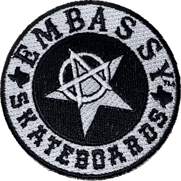 embassy skateboards circle patch beanie