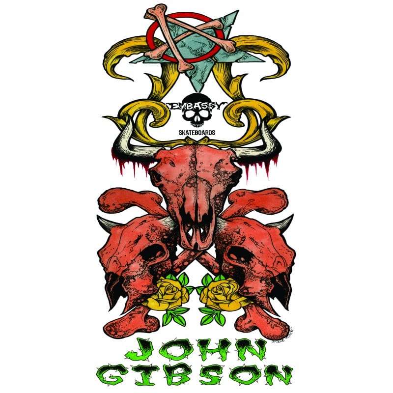 Embassy Skateboards, John Gibson T-Shirt - Image 2
