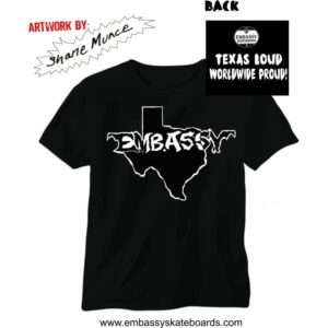 Embassy Skateboards TEXAS LOGO T-Shirt