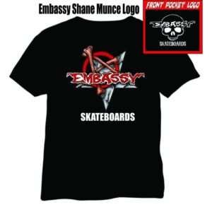 Embassy Skateboards Bones Anarchy Logo