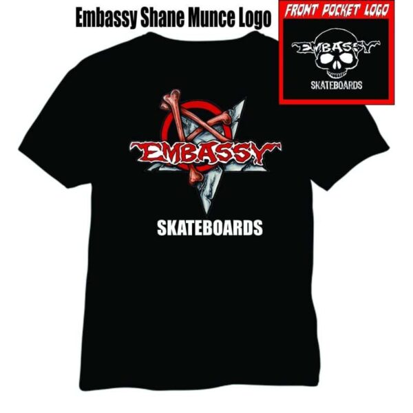 Embassy Skateboards Bones Anarchy Logo