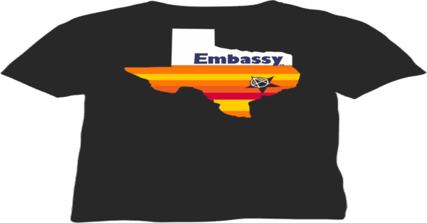 Embassy Astros Texas Tribute NAVY Tee - Image 2