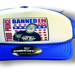 todd prince banned in every bar trucker cap