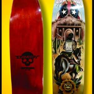 ben johnson "jaks" alamo graphic. 9.25" shape