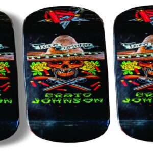 loco gringo, craig johnson 8.75" popsicle in black dipped