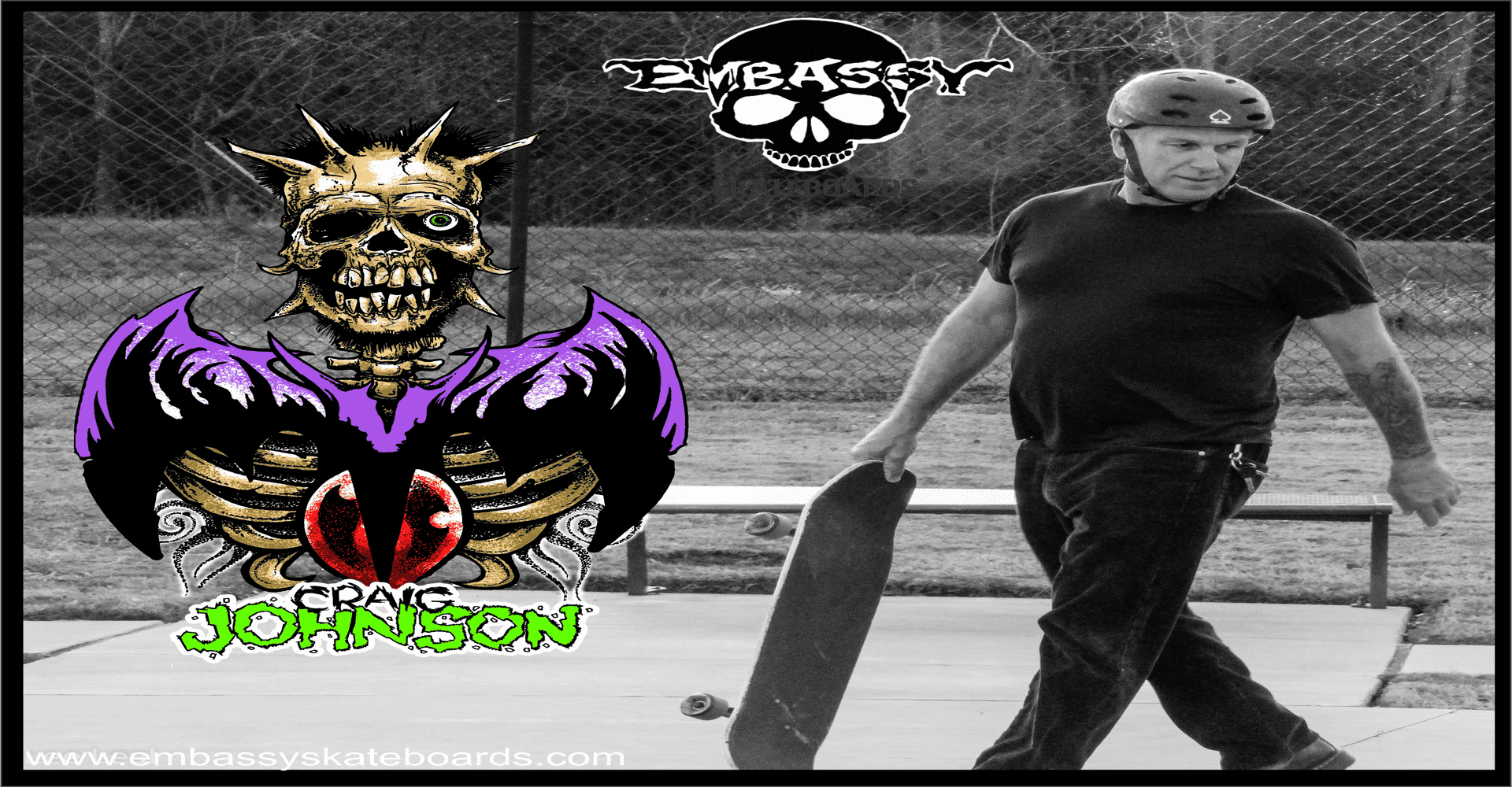 Embassy Craig Johnson black T-shirt - Image 3