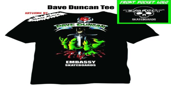 Embassy Skateboards Dave Duncan Black T-Shirt