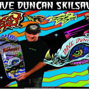 dave duncan "skilsaw" graphic pool shape 9.17"