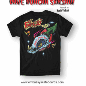 Duncan "SKILSAW" Tee Shirt in BLACK