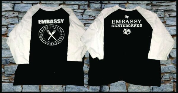 fork crew ramones tribute t shirt longsleeve