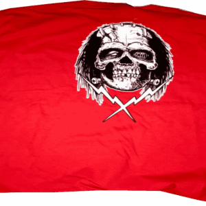 embassy shrunken mask assorted color tee