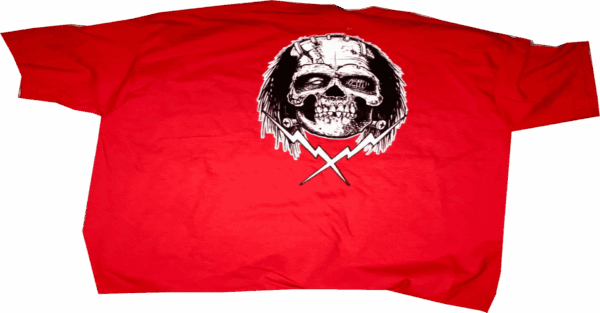 embassy shrunken mask assorted color tee