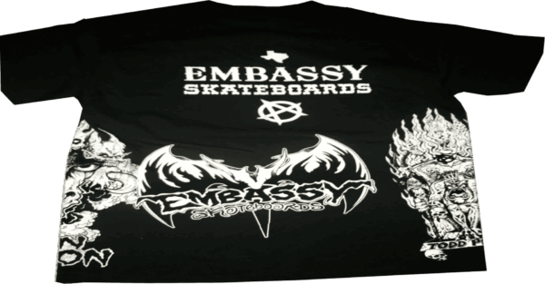 embassy multi test prints, t shirt