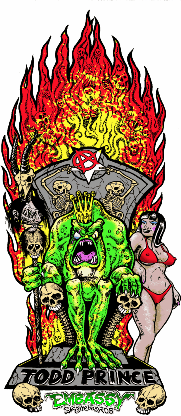 todd prince og series full color on white tee