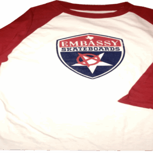 embassy, ragland long sleeve, shield logo