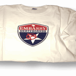 Embassy Shield Logo White T-Shirt