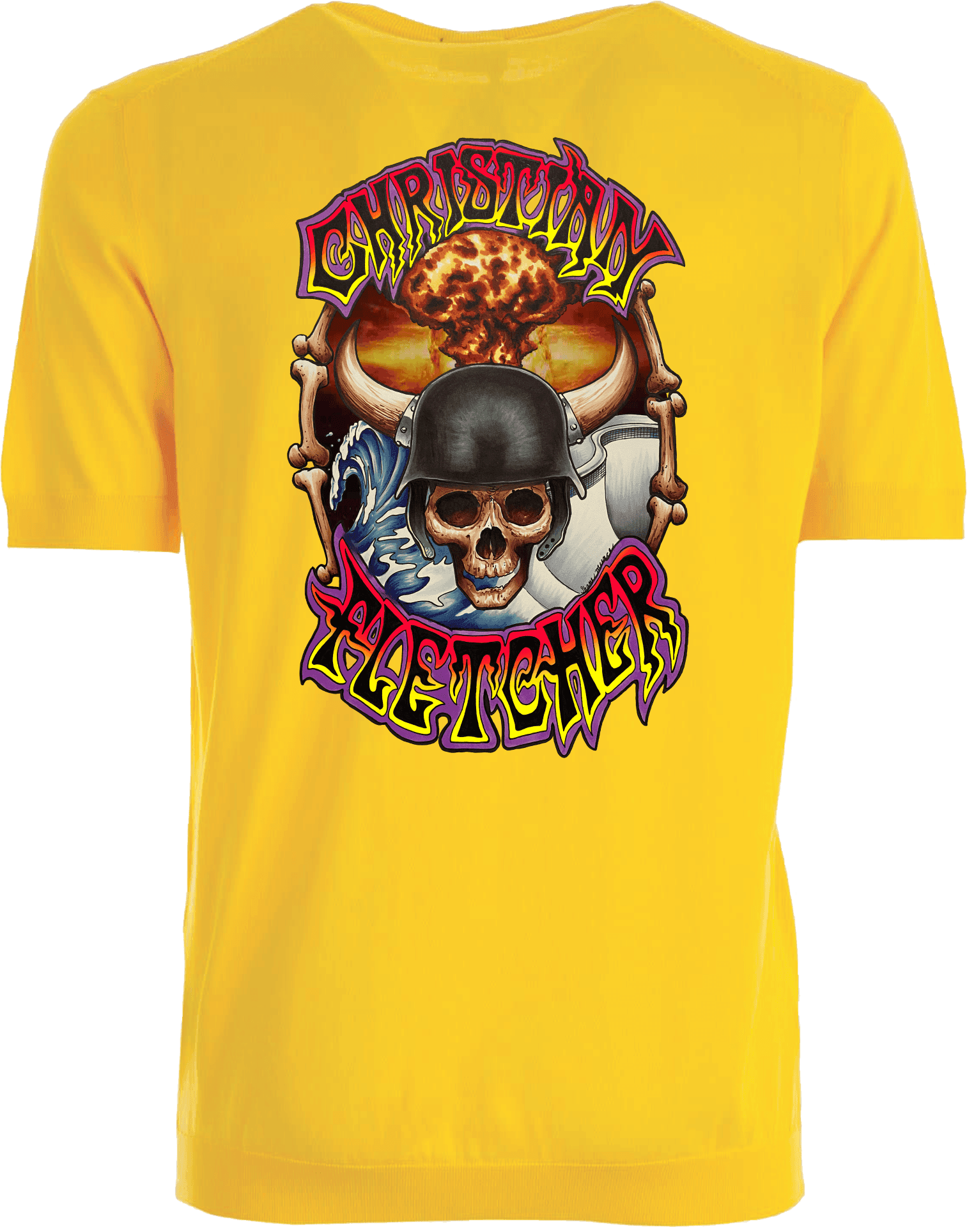 Christian Fletcher Retro Graphic. Artwork by Shane Munce