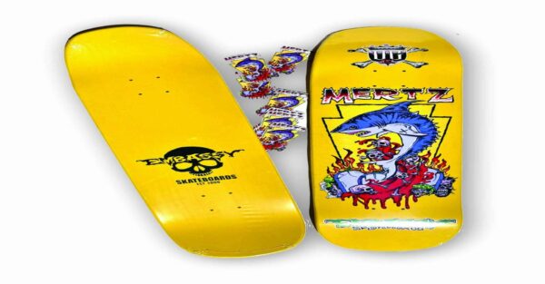 mertz 8.75" yellow dipped shape