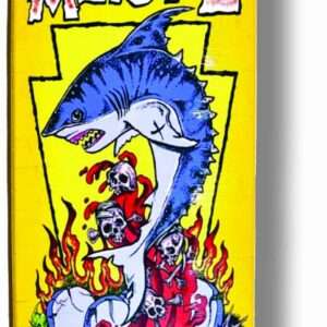 mertz 8.75" yellow dipped shape