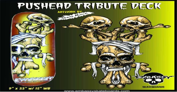 pushead tribute deck 9"