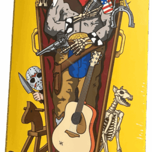 dave reul "danger" zone signature model 8.8" yellow dipped