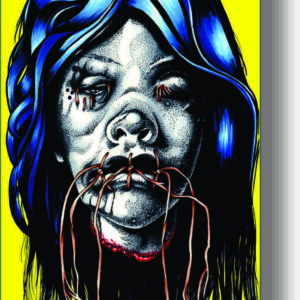 shrunken head "speak no evil" deck 8.5"