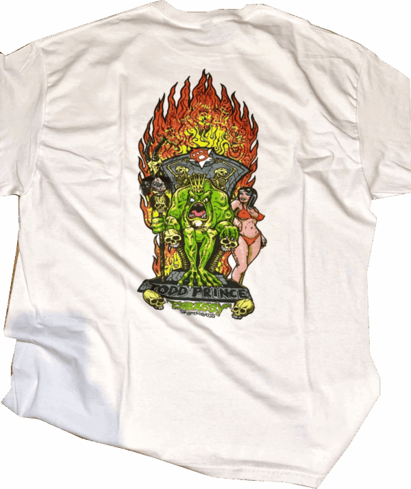 todd prince og series full color on white tee