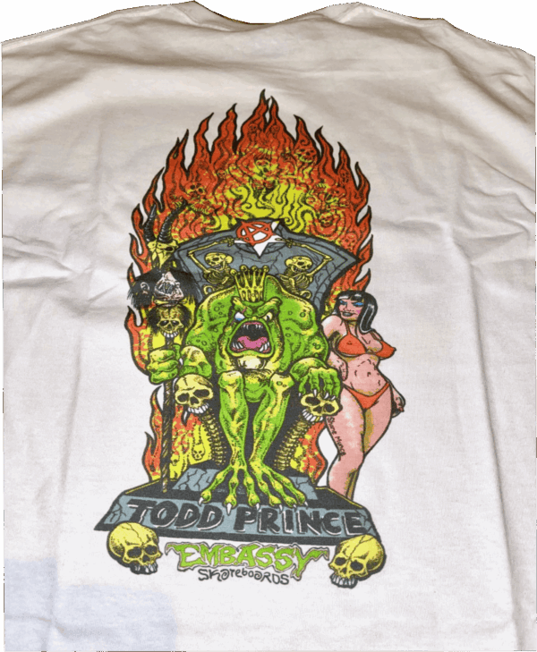 todd prince og series full color on white tee