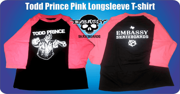 todd prince "taxi driver" in pink longsleeve
