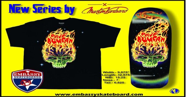Dave Duncan Flames Tshirt - Image 3