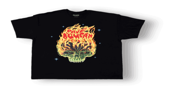 Dave Duncan Flames Tshirt - Image 2