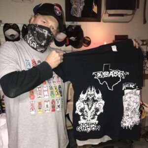 embassy multi test prints, t shirt