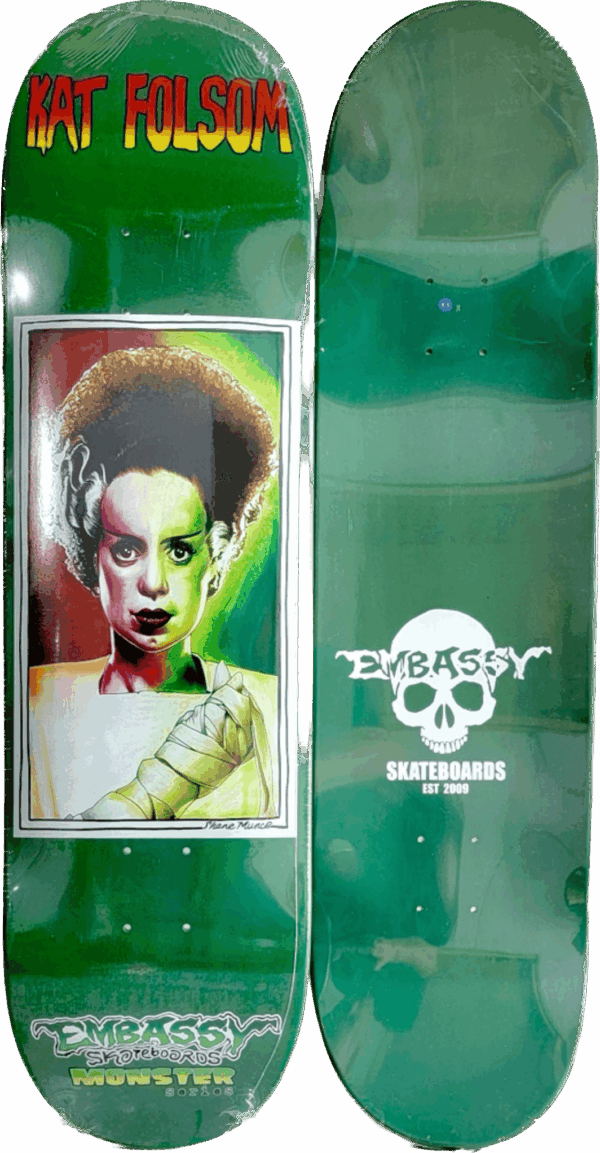 kat folsom, bride of frankenstein 8.5"