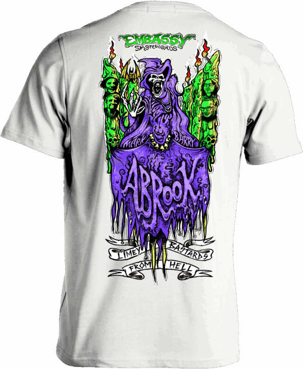 ABROOK OG Series Full Color on White Tee - Image 2