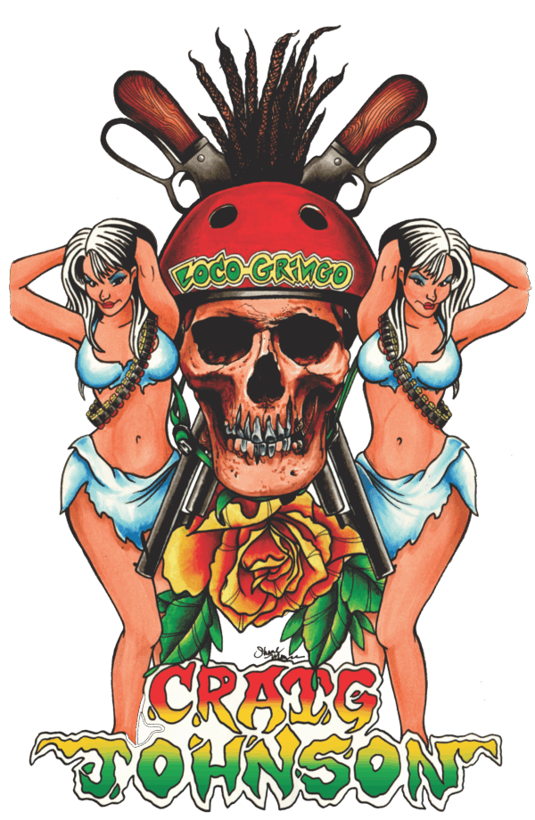 EL LOCO GRINGO BLACK TSHIRT - Image 2