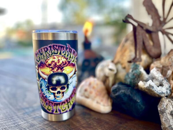 Christian Fletcher 16oz Tumbler Stainless Steel Mug - Image 4