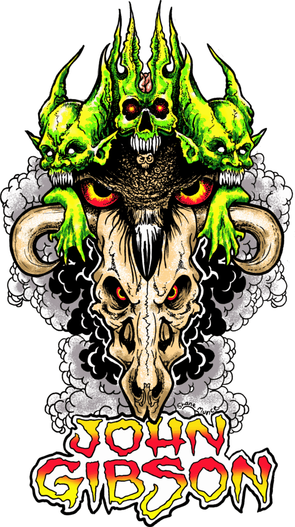 John Gibson, OG SERIES FULL COLOR ON BLACK TSHIRT - Image 2