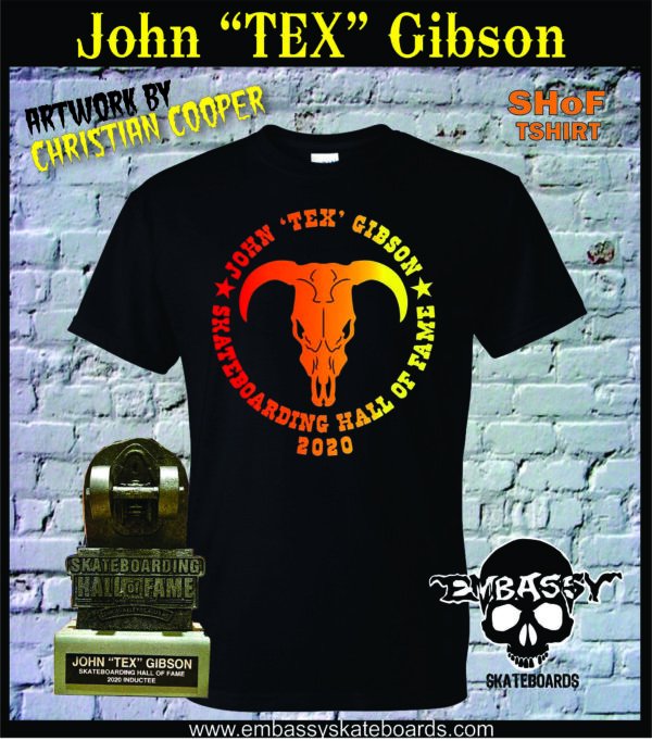 John TEX Gibson SHoF 2020 Tshirt