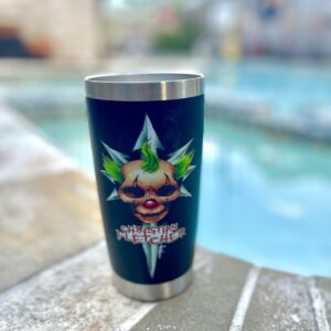 Christian Fletcher CLOWN 16oz Tumbler Stainless Steel Mug