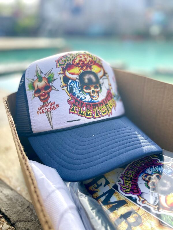 Christian Fletcher "Multi Print" Trucker Cap