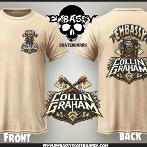 Collin Graham CHEROKEE WARRIOR T-Shirt BEIGE