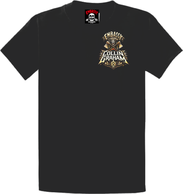 Collin Graham CHEROKEE WARRIOR T-Shirt Black - Image 2