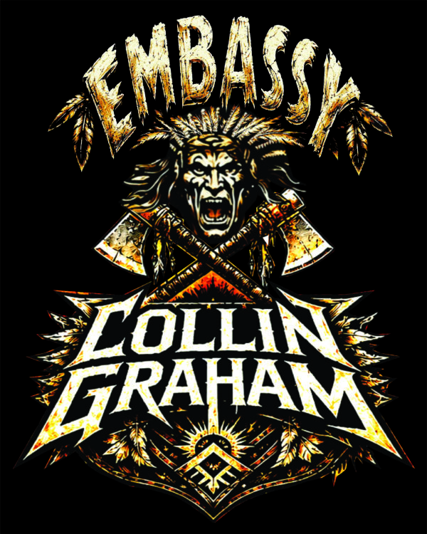Collin Graham CHEROKEE WARRIOR T-Shirt BEIGE - Image 2