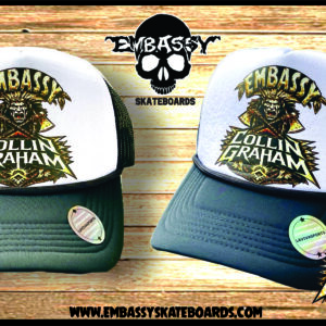 Collin Graham Cherokee Warrior White Trucker Cap